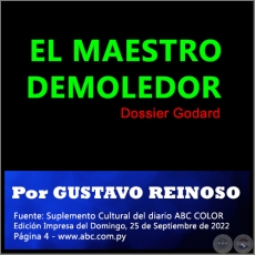 EL MAESTRO DEMOLEDOR - Por GUSTAVO REINOSO - Domingo, 25 de Septiembre de 2022